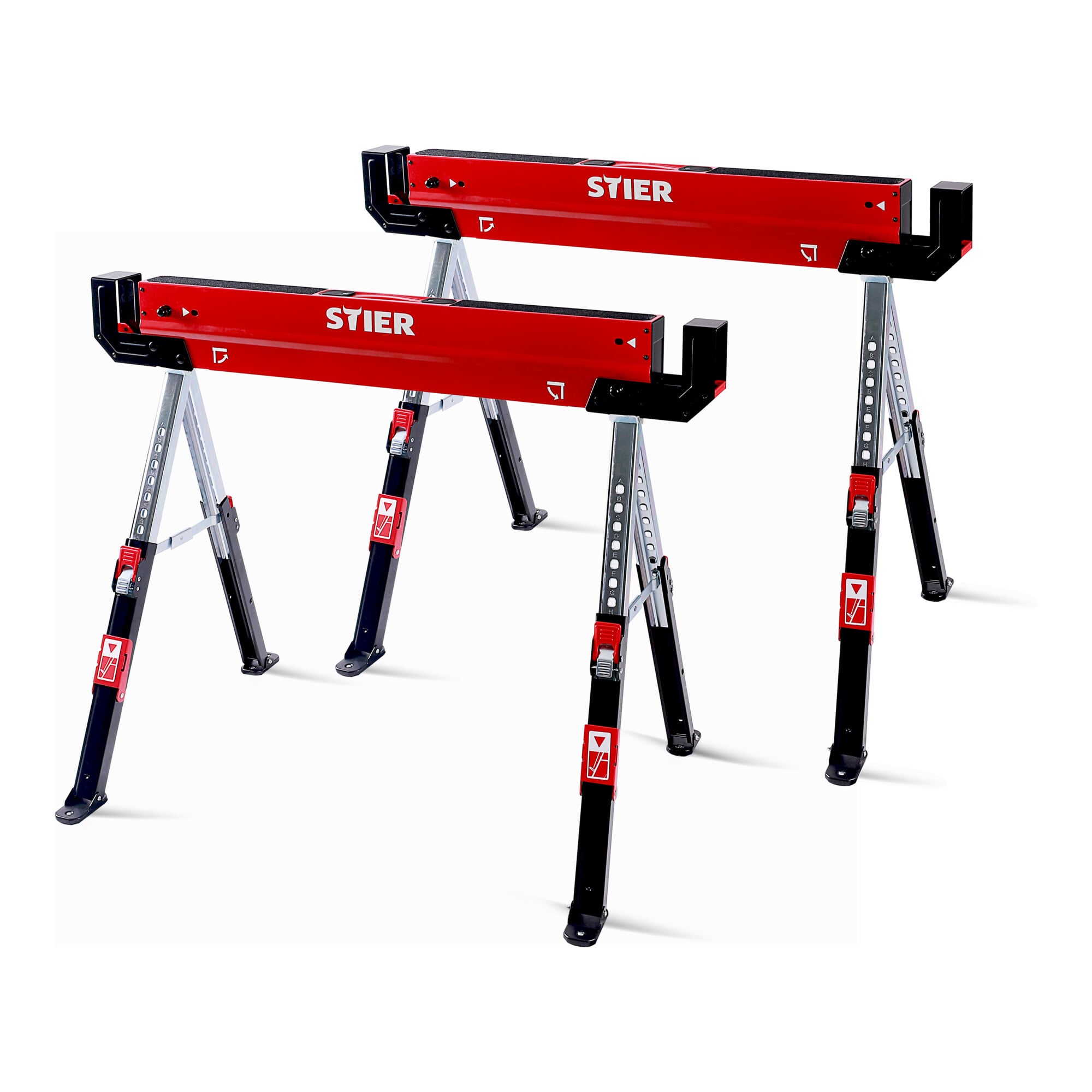 STIER Falt-Arbeitsbock Sägebock höhenverstellbar