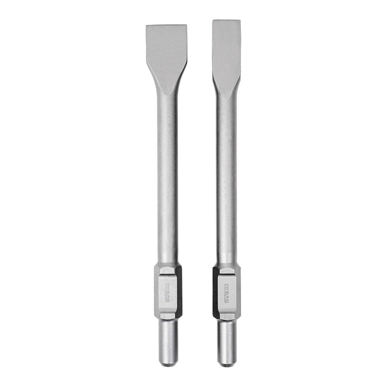 STIER SDS-HEX Flachmeißel Set 35/50 x 410 mm Stahl für Abbruchhammer vielseitig