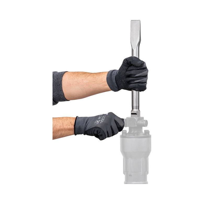 STIER SDS-HEX flat chisel set 35/50 x 410 mm steel for demolition hammer versatile