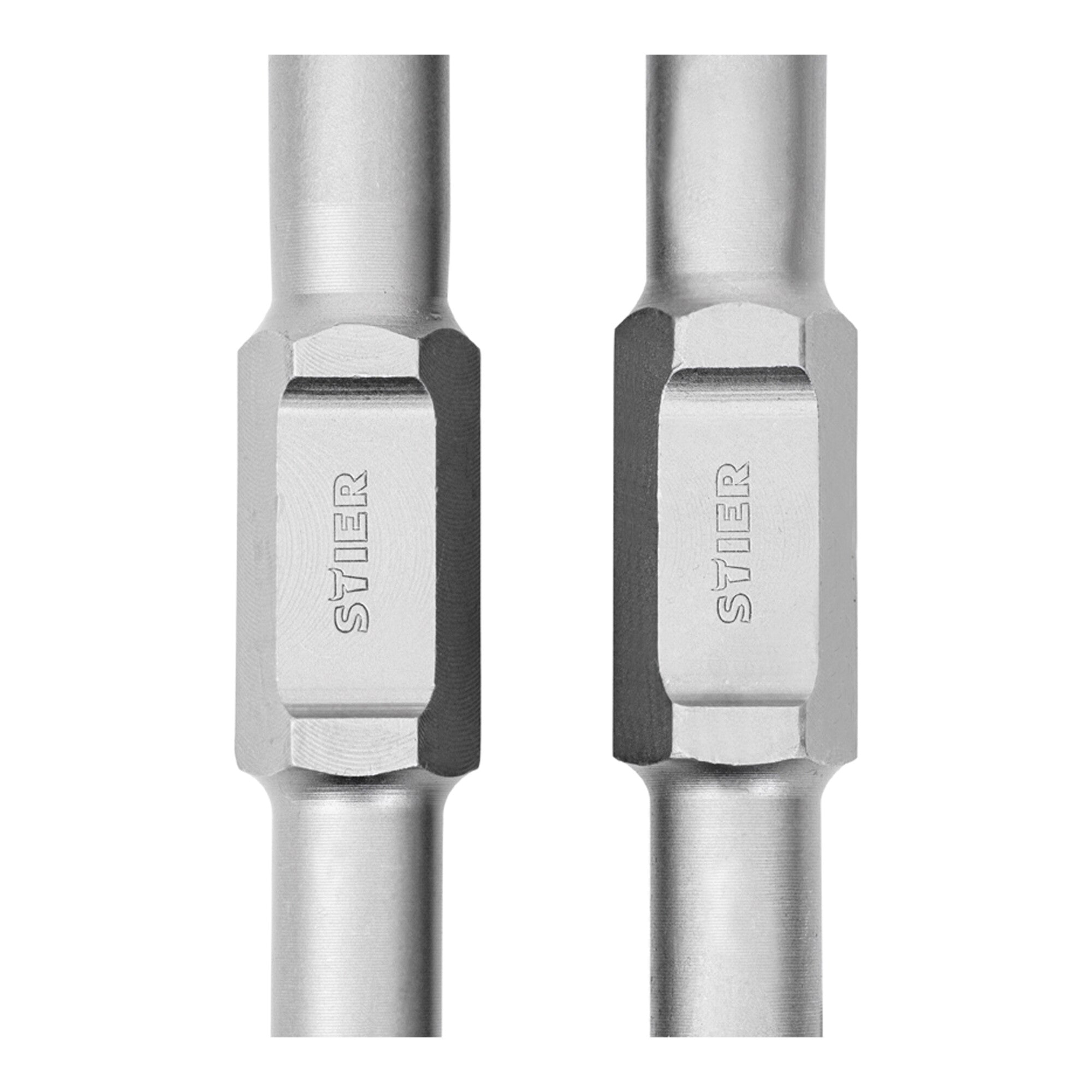 STIER SDS-HEX flat chisel set 35/50 x 410 mm steel for demolition hammer versatile