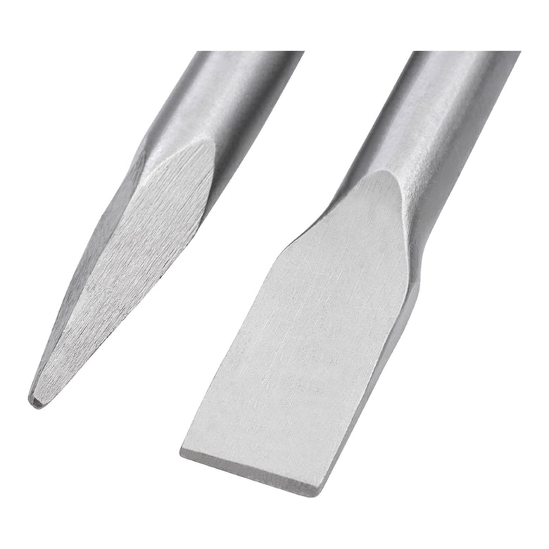 STIER SDS-HEX Flachmeißel Spitzmeißel Set 410 mm für Abbruchhammer vielseitig