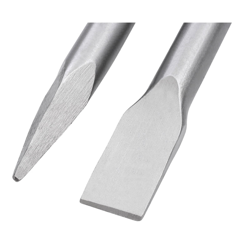 STIER SDS-HEX flat chisel pointed chisel set 410 mm for demolition hammer versatile