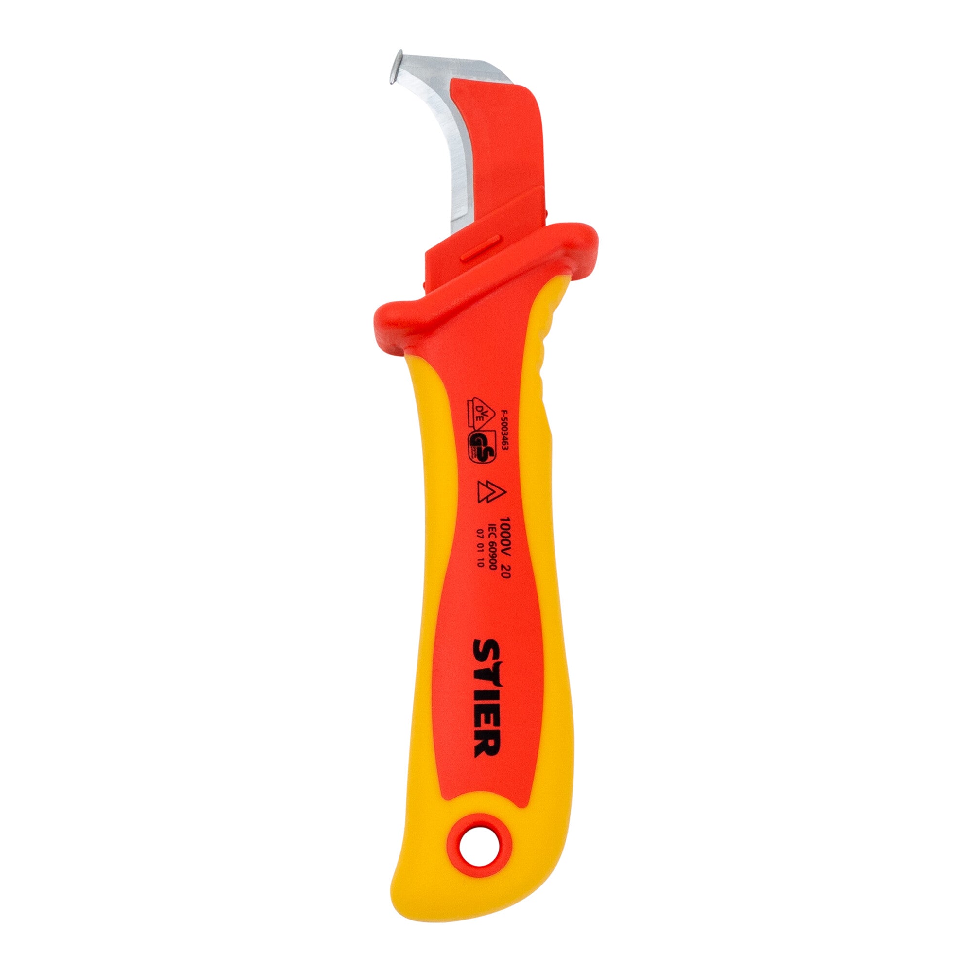STIER stripping knife 180 mm VDE-tested cable knife stripper protected