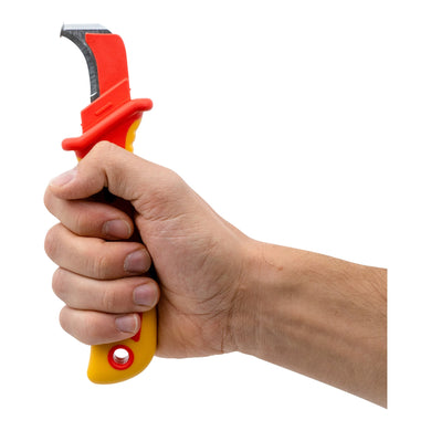 STIER stripping knife 180 mm VDE-tested cable knife stripper protected
