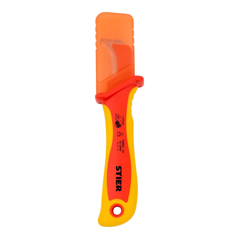 STIER stripping knife 180 mm VDE-tested cable knife stripper protected