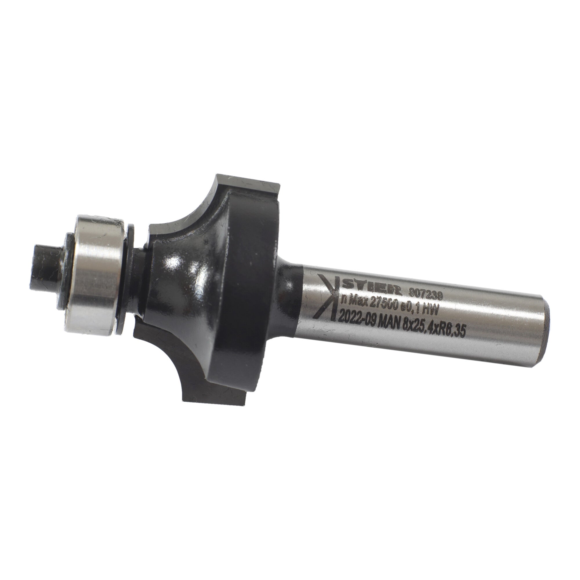 STIER rounding cutter D25.4 x R6.35 x S8 mm HM (HW)