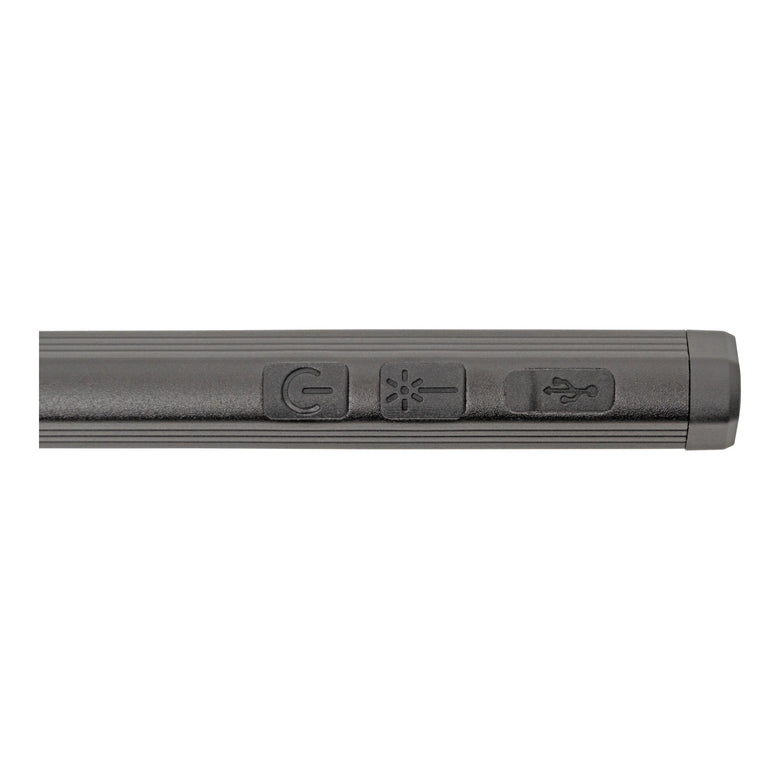 STIER battery COB LED pen light 200 lumens 750 mAh battery aluminum housing USB clip