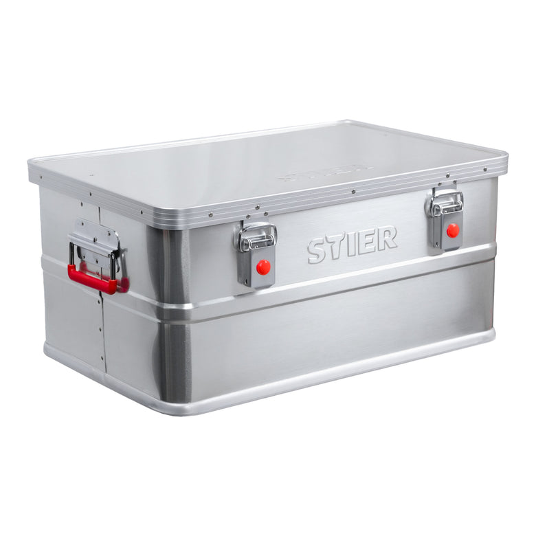 STIER Alubox Aluminiumbox Transportkiste Staub und Spritzwasserschutz div Größen