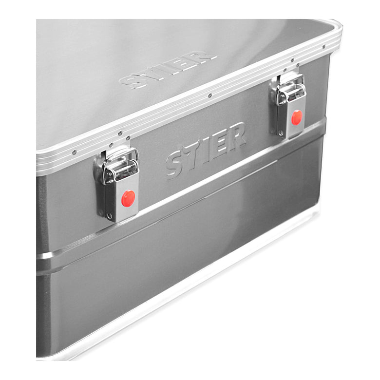 STIER Alubox Aluminiumbox Transportkiste Staub und Spritzwasserschutz div Größen