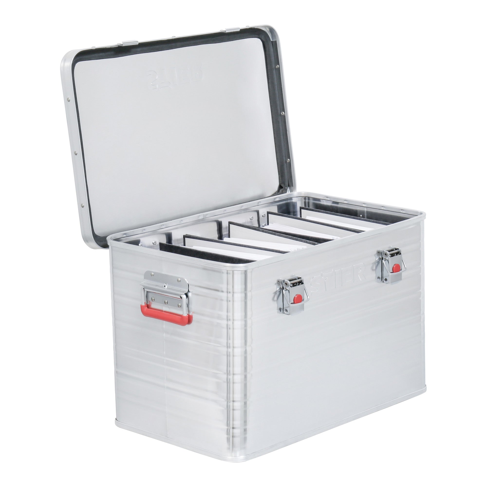 STIER Alubox Aluminiumbox Transportkiste Staub und Spritzwasserschutz div Größen