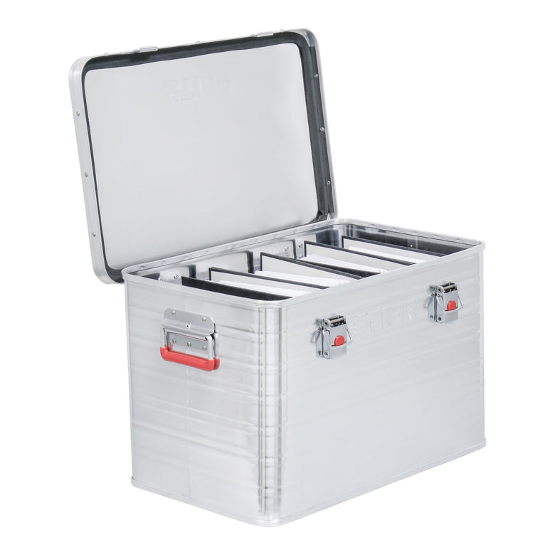 STIER Alubox Aluminiumbox Transportkiste Staub und Spritzwasserschutz div Größen