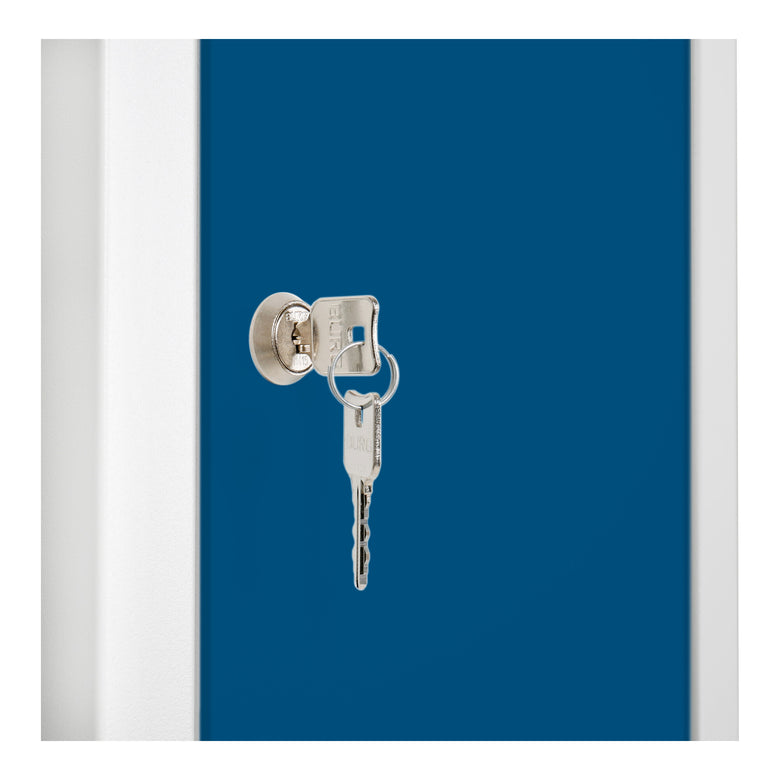 STIER wardrobe locker | add-on unit | 1800x300x500mm | light gray | metal cabinet | expandable | locker | 1 compartment | locker | secure storage of valuables | wardrobe cabinet