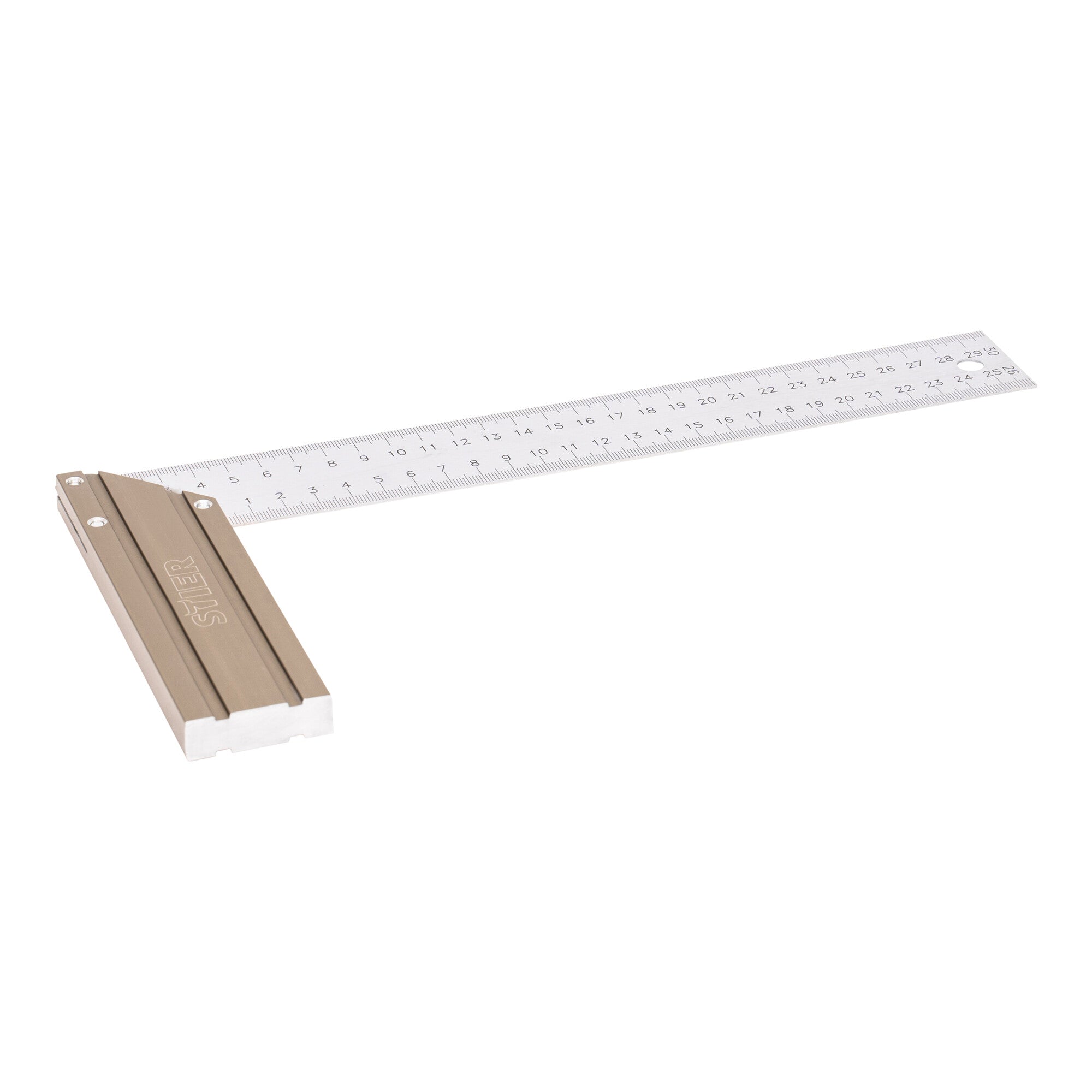 STIER carpenter's square 300 mm precision bevel 250 mm set (2 pieces)