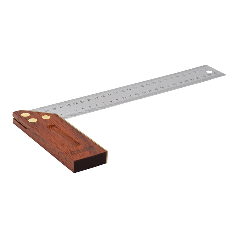 STIER Anschlagwinkel, Schreinerwinkel, 90° / 45°, Messwinkel 250-300 mm