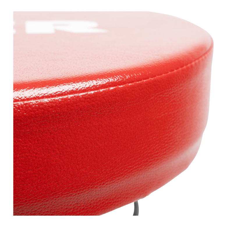 STIER rolling stool for the workshop, height-adjustable swivel stool, workshop stool