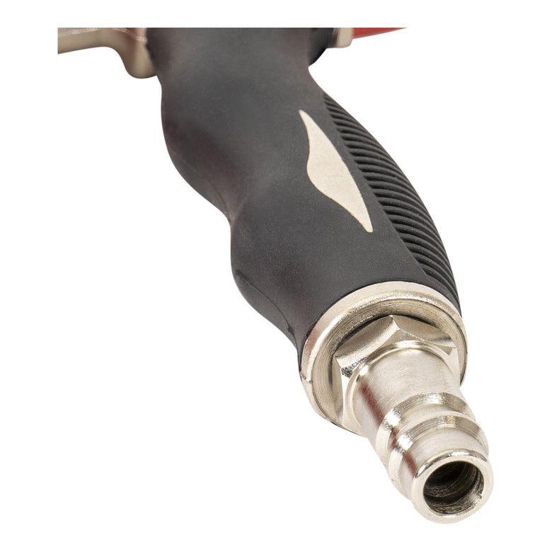STIER blow gun with interchangeable nozzle and flow control 1/4 inch compressed air gun