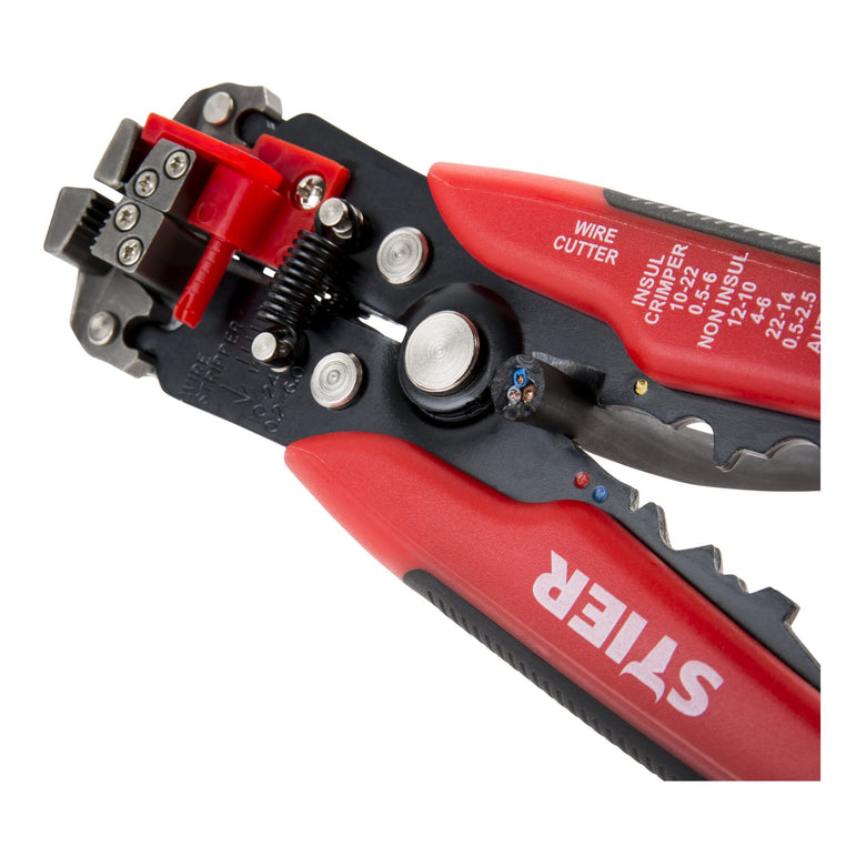 STIER Automatik Schneid- Crimp- und Abisolierzange Kombi+ Absetzzange