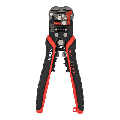 STIER automatic cutting, crimping and stripping pliers with current tester
