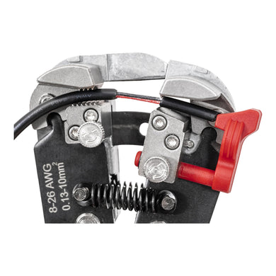 STIER automatic cutting, crimping and stripping pliers with current tester