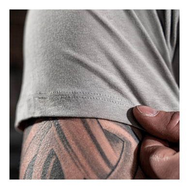 STIER Basic Tee L Ice Grey