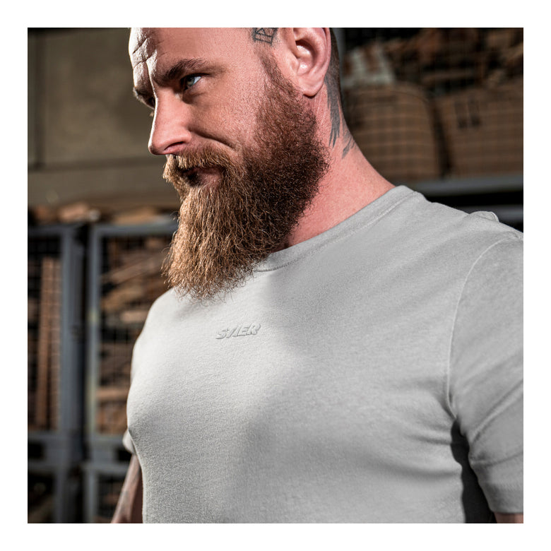 STIER Basic Tee M Ice Grey