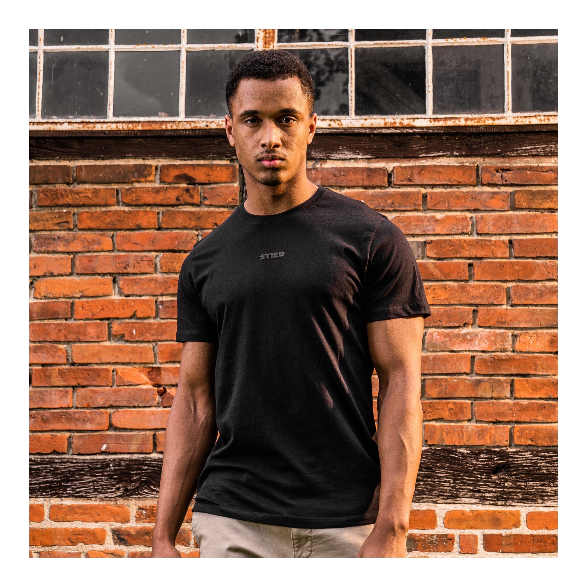 STIER Basic Tee S Black