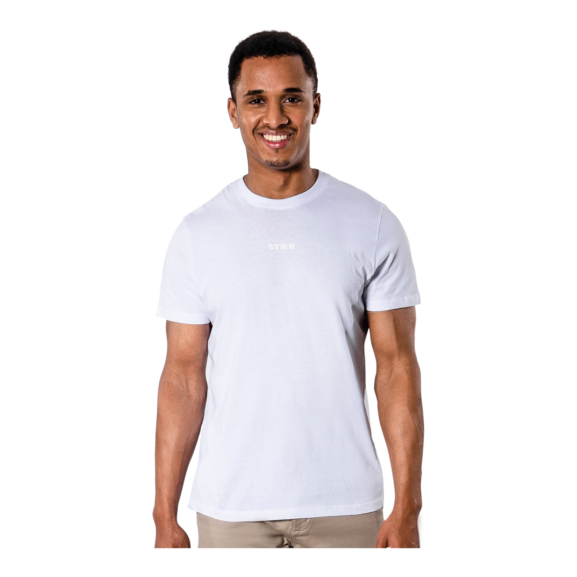 STIER Basic Tee S White