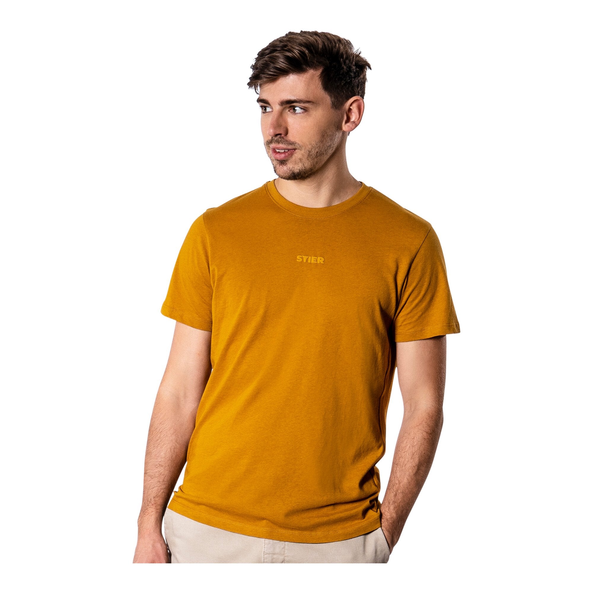 STIER Basic Tee XL Golden Brown
