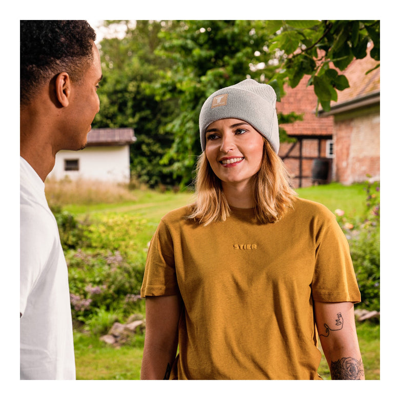 STIER Basic Tee XL Golden Brown