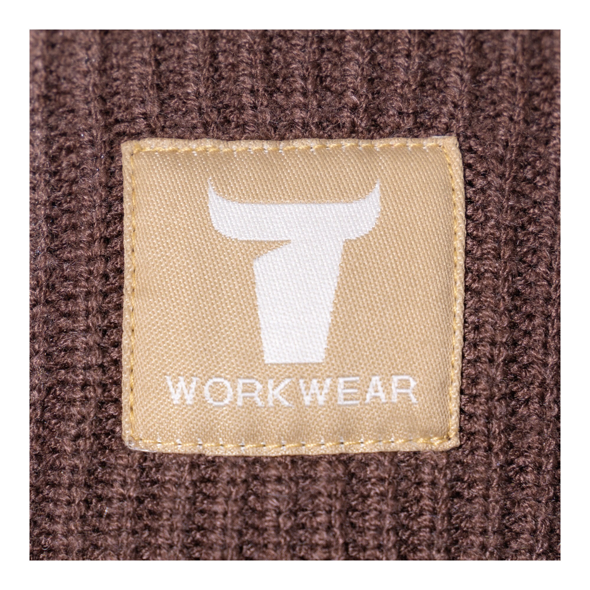 STIER Beanie flex one size signature brown