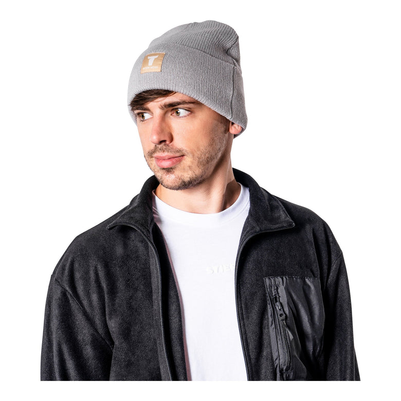 STIER Beanie One Size 7gg Ice Grey