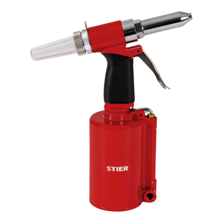 STIER blind rivet gun SBN-2 for rivet sizes from 2.4 - 6.4mm including mouthpieces