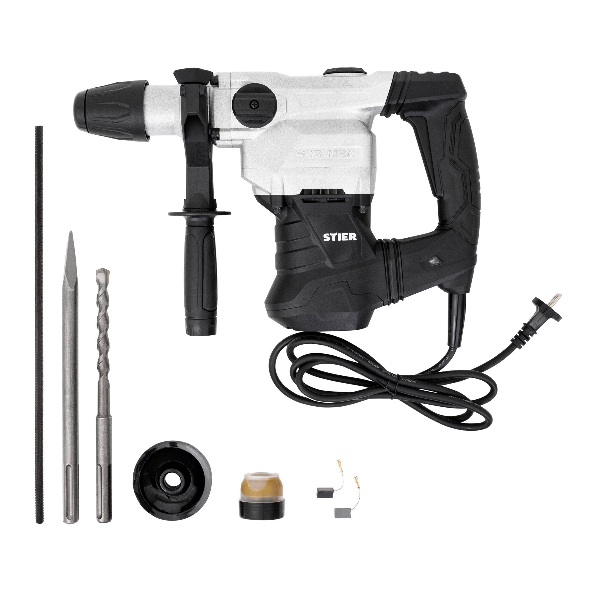 STIER Bohrhammer SHB-L-4100 Hammerbohrer 1500 W 12 J 4100 Schläge/Min SDS-Max