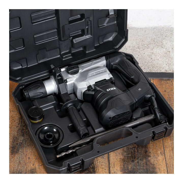 STIER Bohrhammer SHB-L-4100 Hammerbohrer 1500 W 12 J 4100 Schläge/Min SDS-Max