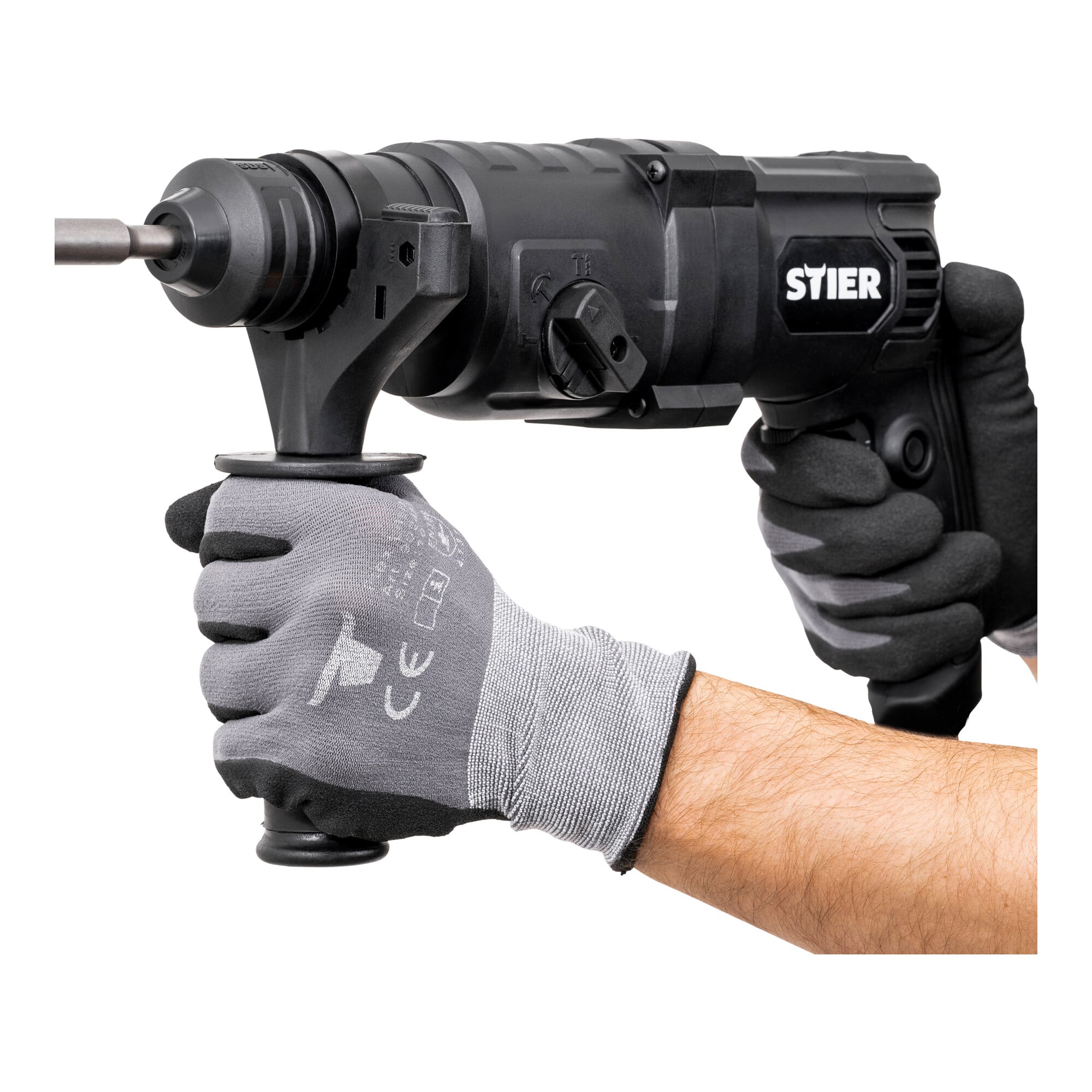 STIER Bohrhammer SHB-T-4900 Hammerbohrer 800 W 3,3 J 0-4900 Schläge/Min SDS-Plus