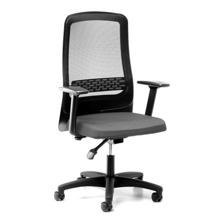 STIER Bürodrehstuhl ECP-3 mit Armlehne und Netz 1175x690x560mm