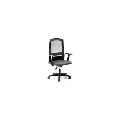 STIER Bürodrehstuhl ECP-3 mit Armlehne u. Netz 1175x690x560mm ergonomischer