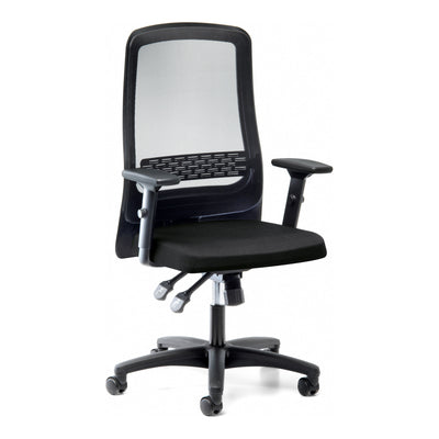 STIER Bürodrehstuhl ECP-8 mit Armlehne u. Netz 1195x690x585mm ergonomischer