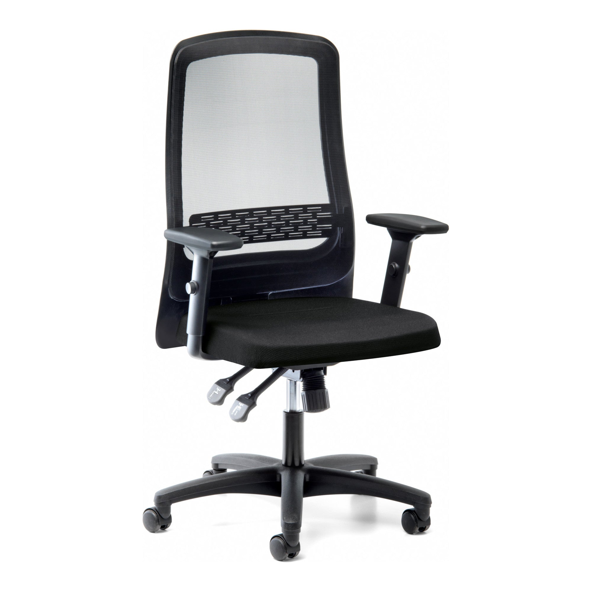 STIER Bürodrehstuhl ECP-8 mit Armlehne und Netz 1195x690x585mm