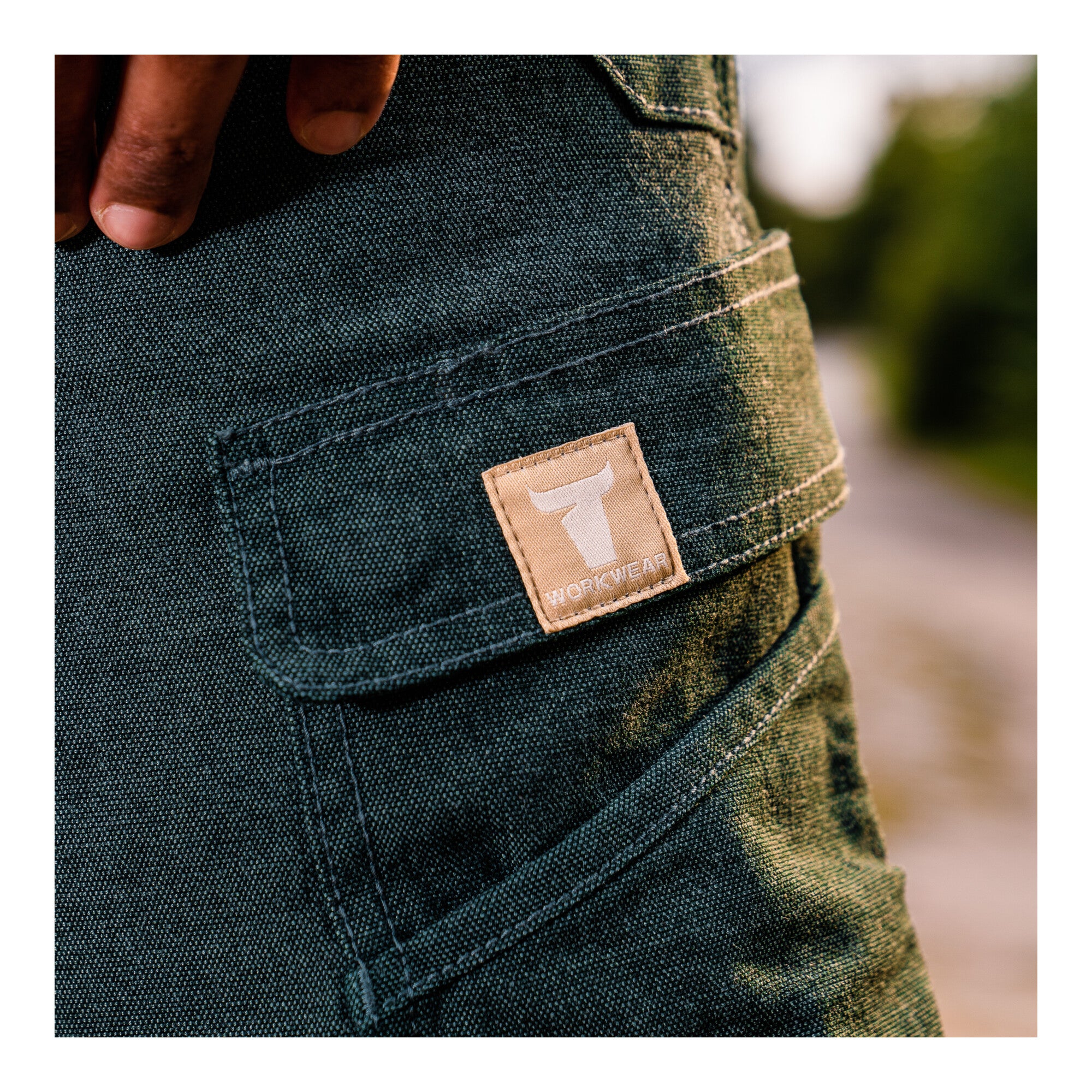 STIER Cargo Steel Pants 34/32 Dark Green
