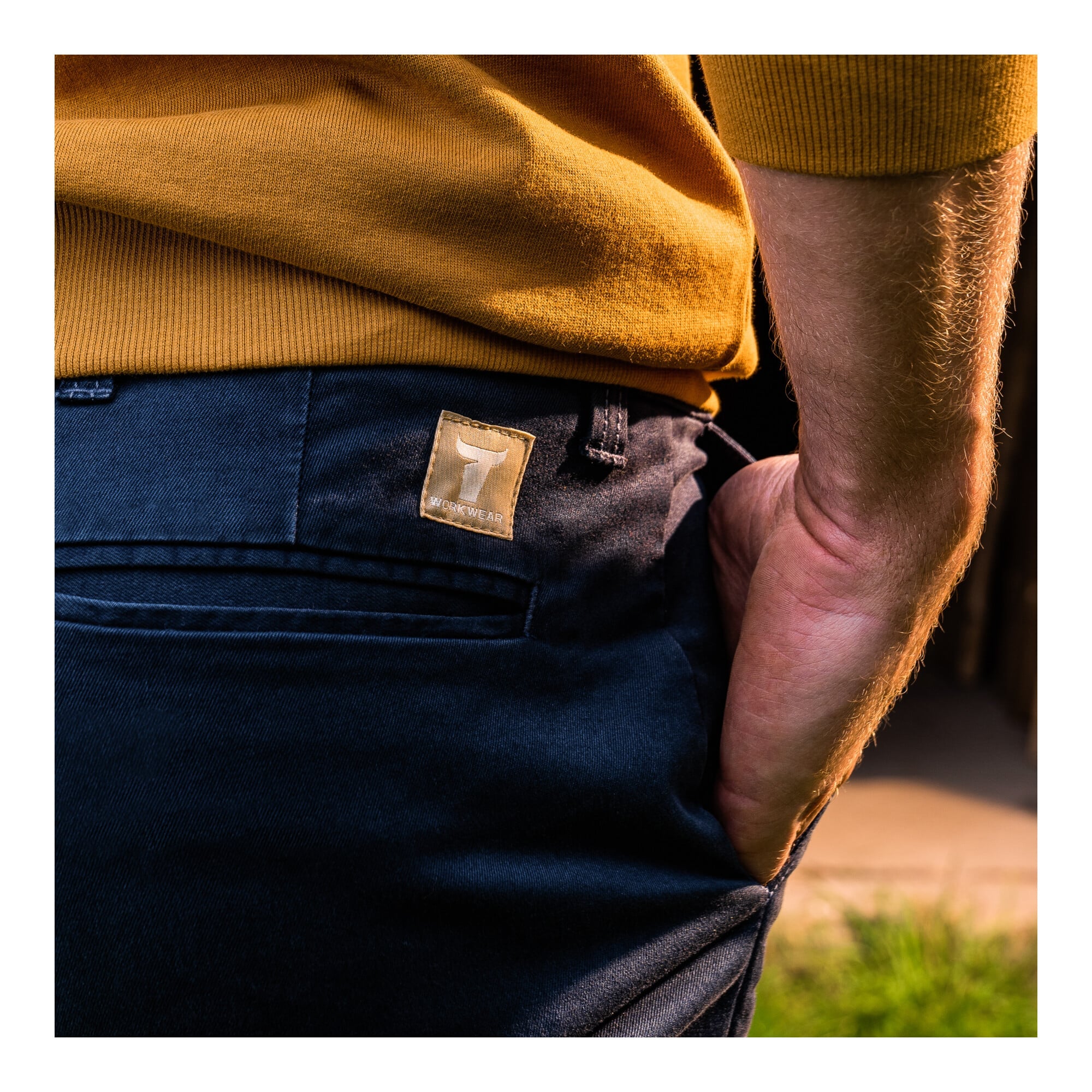 STIER Chino 30/32 Navy Blue