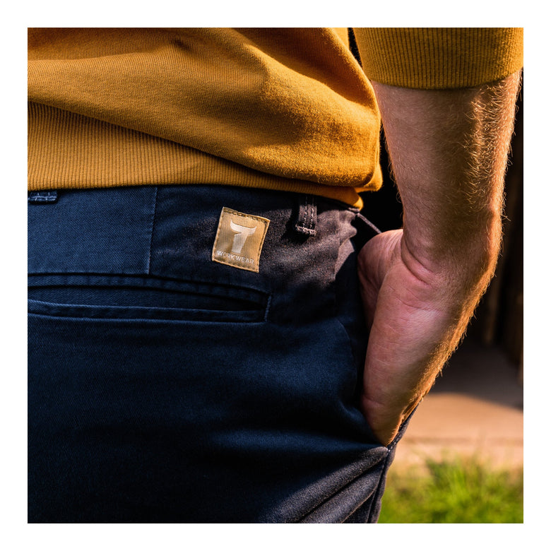 STIER Chino 32/32 Navy Blue