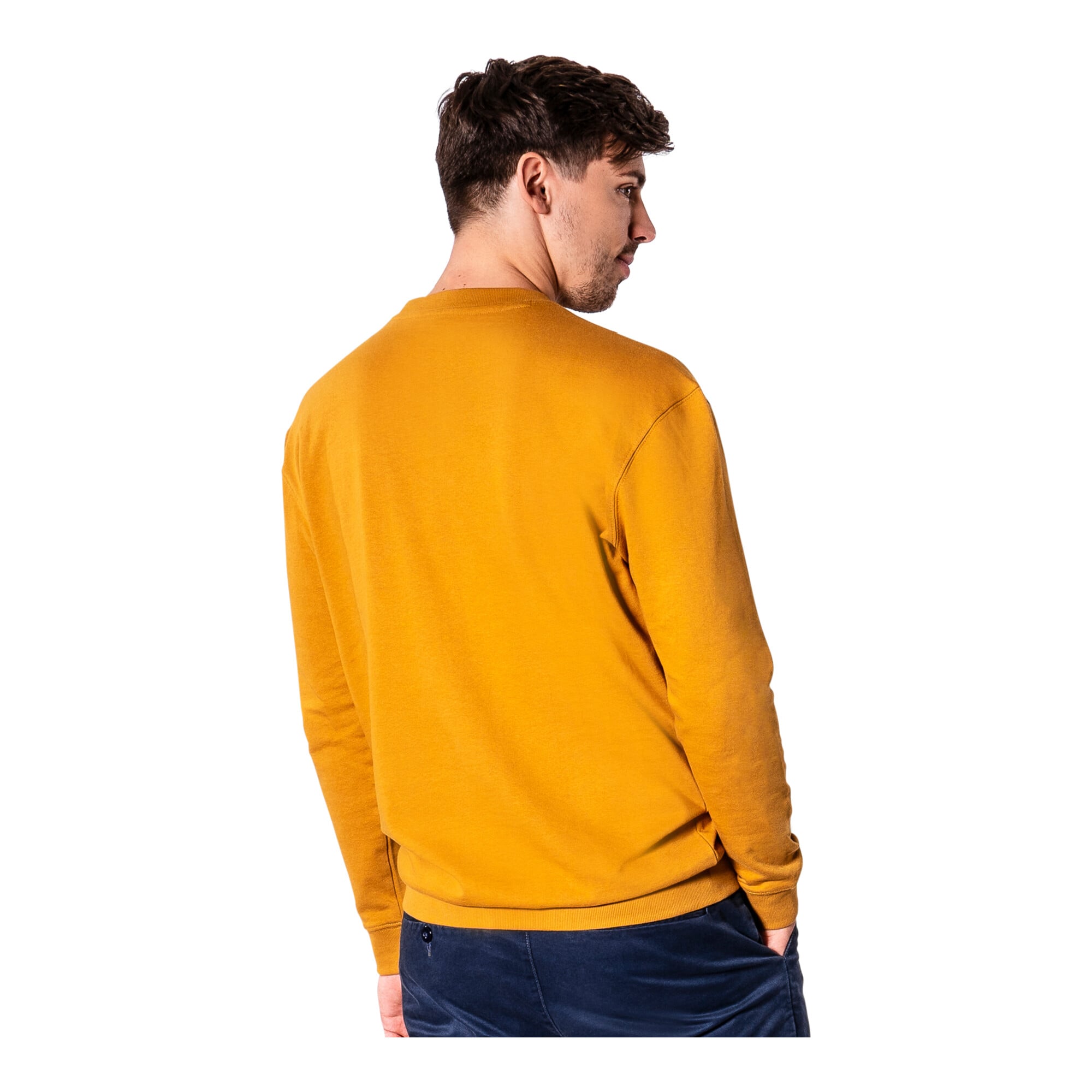 STIER Crew Sweat Style Embro M Golden Brown