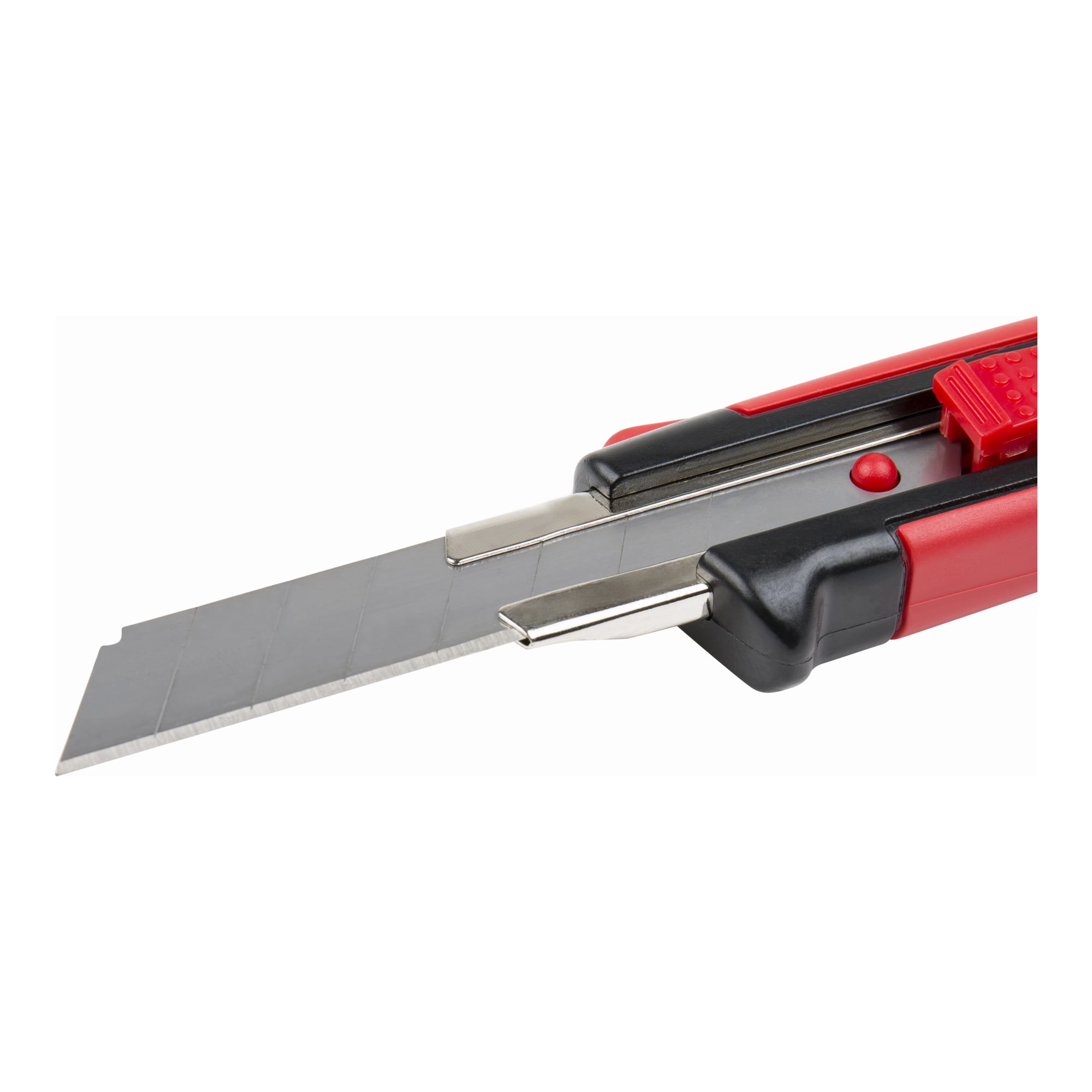 STIER cutter knife 18mm wide with pencil sharpener for cutting cardboard
