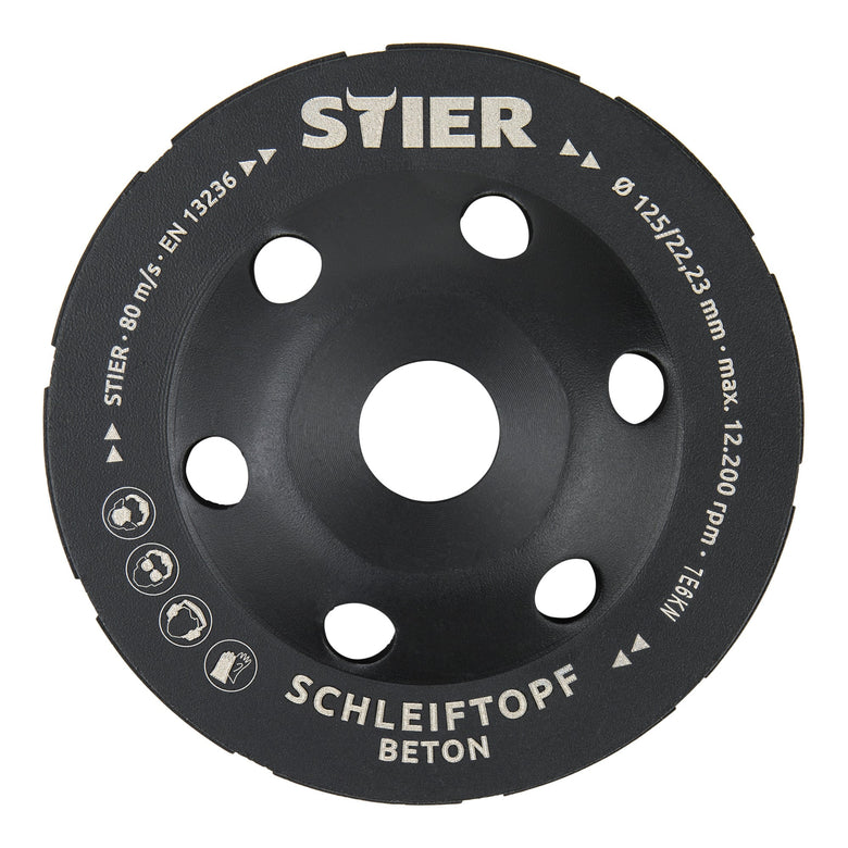 STIER diamond grinding cup grinding disc diamond grinder cup grinder