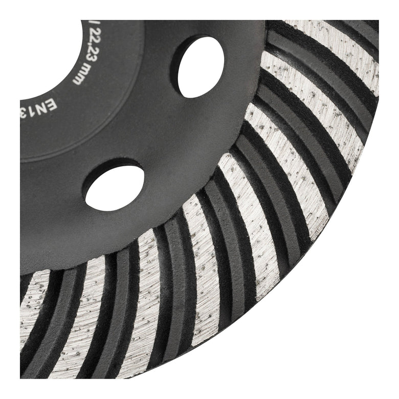 STIER Diamantschleiftopf 125 x 22,23 mm mit Turbo-Rand für Beton und Naturstein