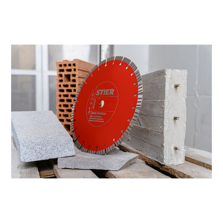 STIER Diamanttrennscheibe Ø115 bis 300 mm Diamantscheibe Bohrung 20-25,4 mm