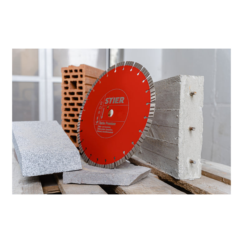 STIER Diamanttrennscheibe Ø115 bis 300 mm Diamantscheibe Bohrung 20-25,4 mm
