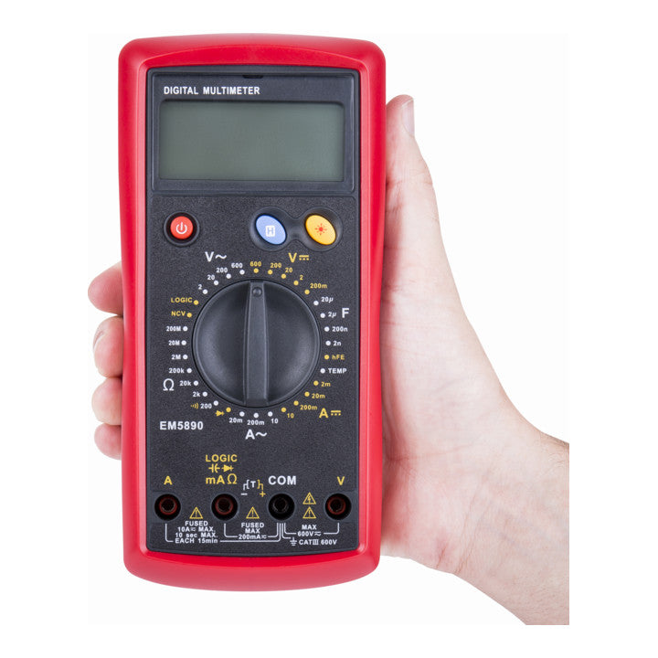 STIER Digital Multimeter 2 - 600V AC / 0.2 - 600V DC CATII 600V Capacitances