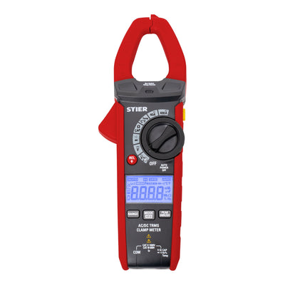 STIER Digital Current Clamp AC/DC 1000V 400A 40MΩ 100kHz high accuracy achieved